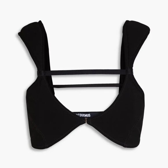 JACQUEMUS Black 'Le Bandeau Veleiro' Bra (Modified) - Picture 7 of 12